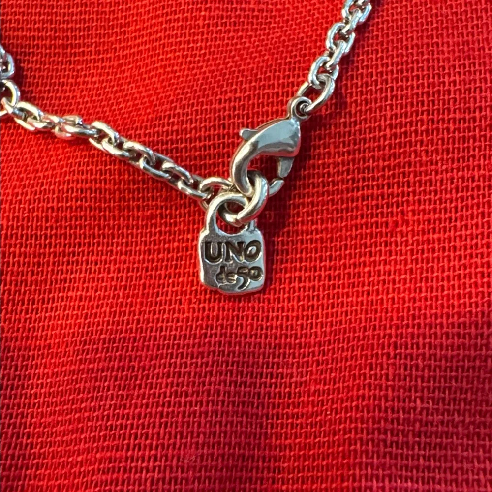 UNO de 50 Silver Bracelet with Purple Pendant - Picture 3 of 4